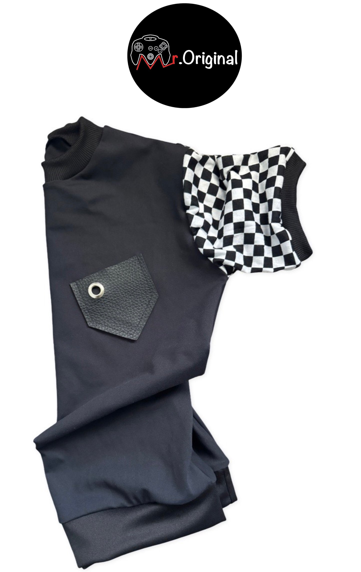 C-MR.O CHECKERS SLEEVES SHIRT