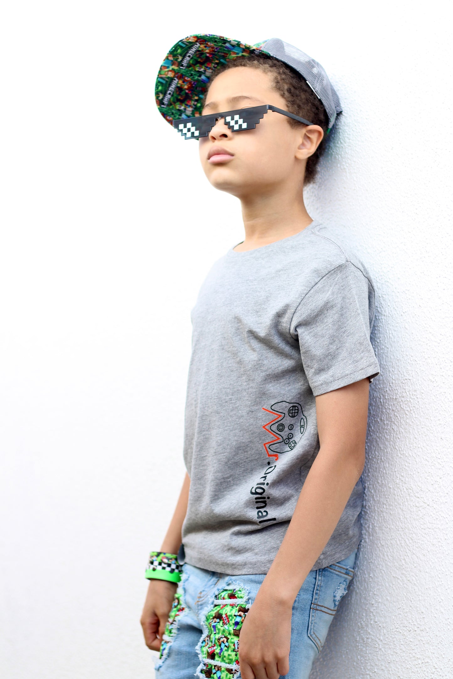 X-GRAY MR.O LOGO TEE