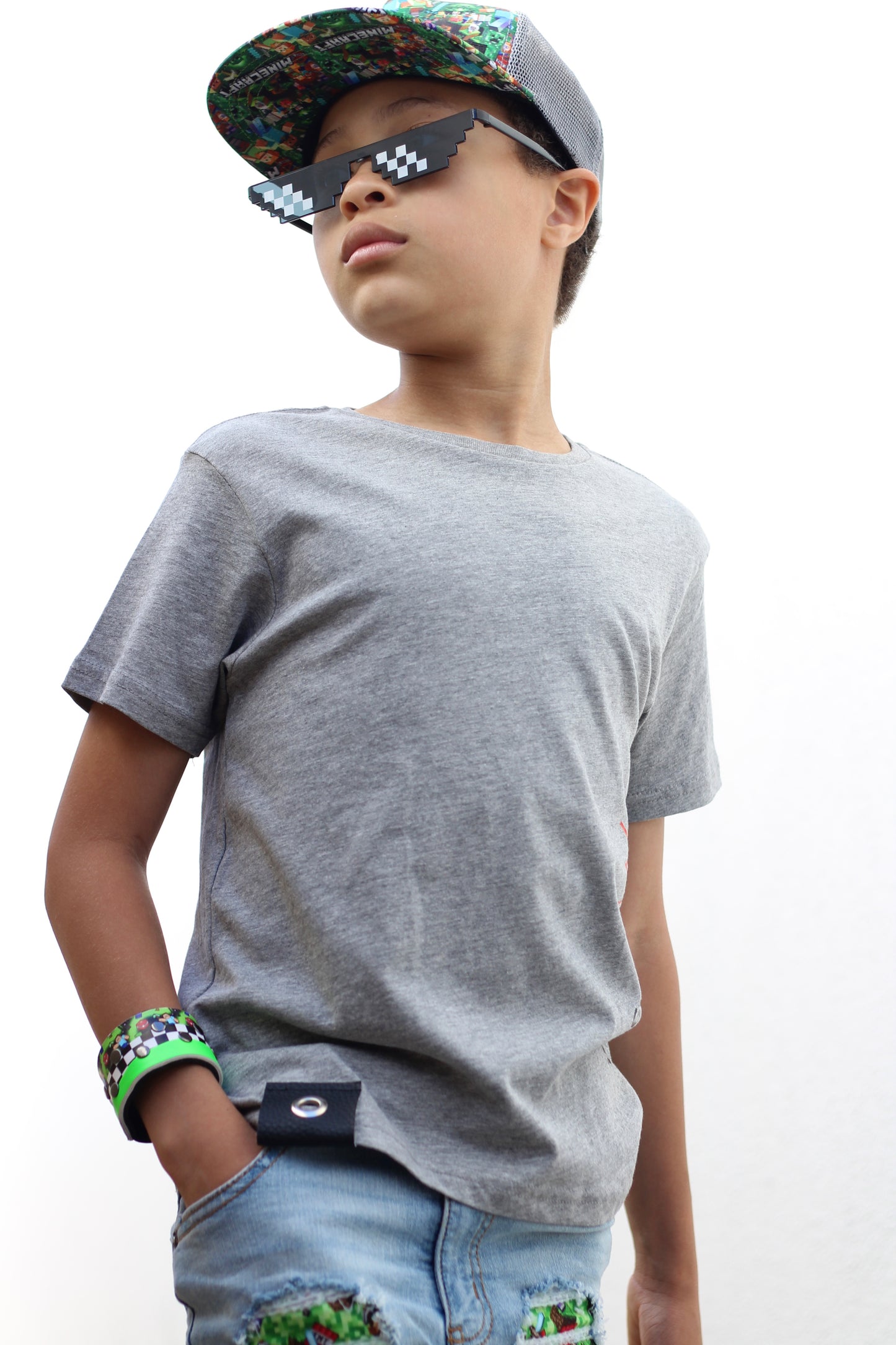 X-GRAY MR.O LOGO TEE
