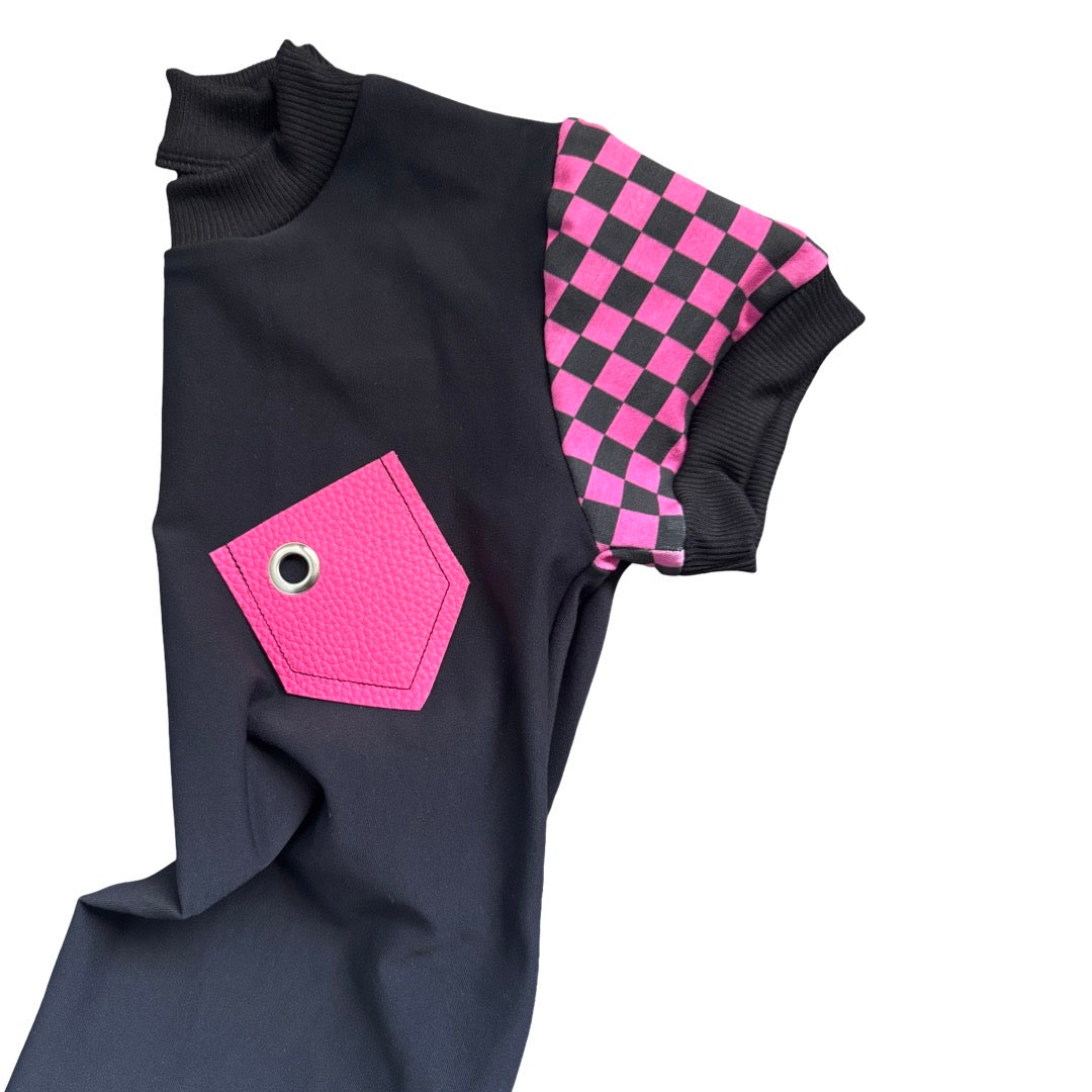 C-MR.O CHECKERS SLEEVES SHIRT