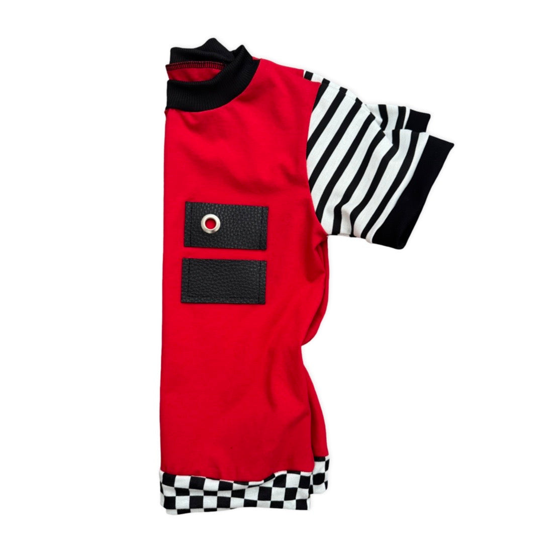 M-MR.O STRIPE/ CHECKER SHIRT