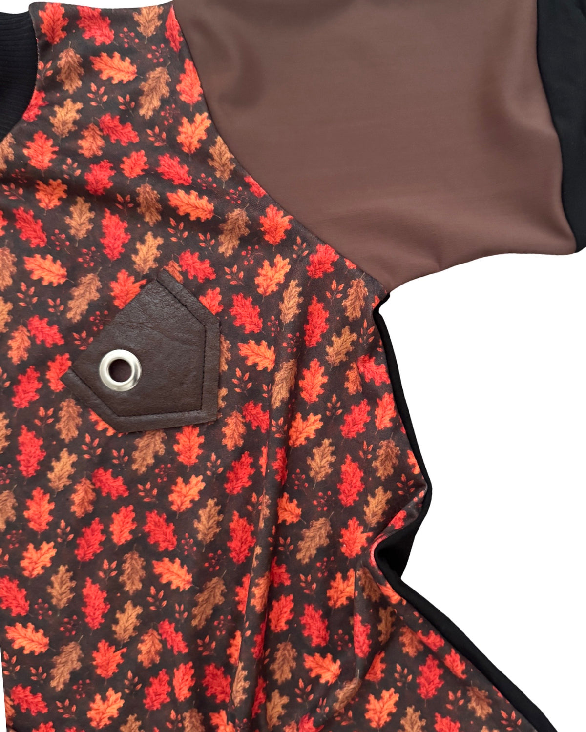 B-MR. O Autumn Noir Leaf Shirt