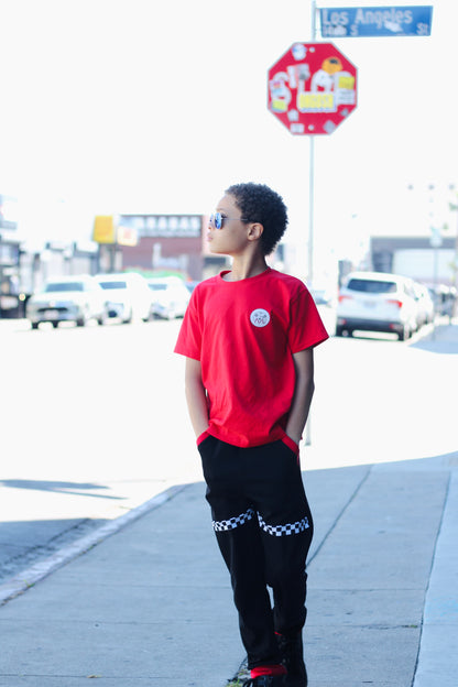 R-MR.O CHECKER ROAD JOGGERS