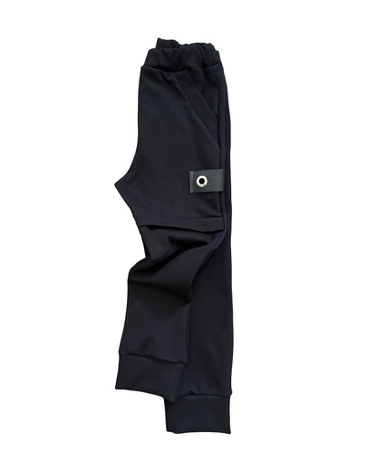 B-MR.O CLASSIC BLACK JOGGER PANTS