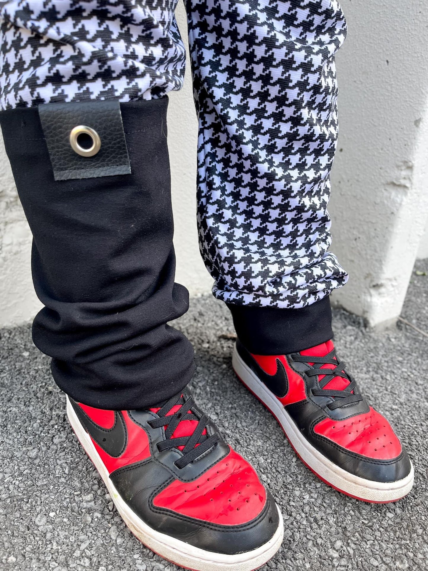 H- MR.O HOUNDSTOOTH PANTS