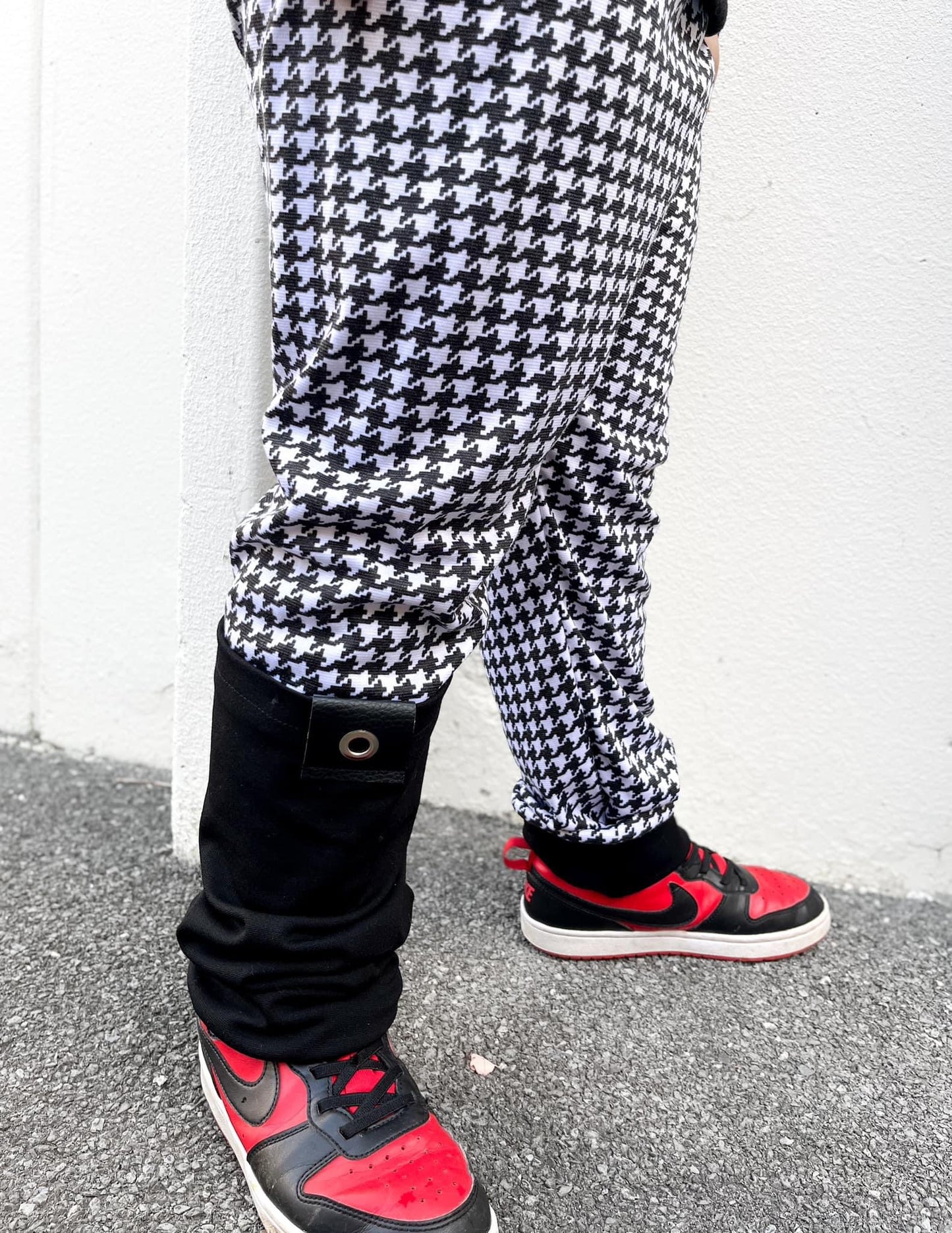 H- MR.O HOUNDSTOOTH PANTS