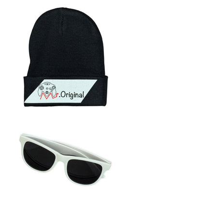 A-MR.O LOGO BEANIE+SUNGLASSES COMBO