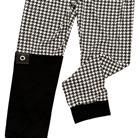 H- MR.O HOUNDSTOOTH PANTS