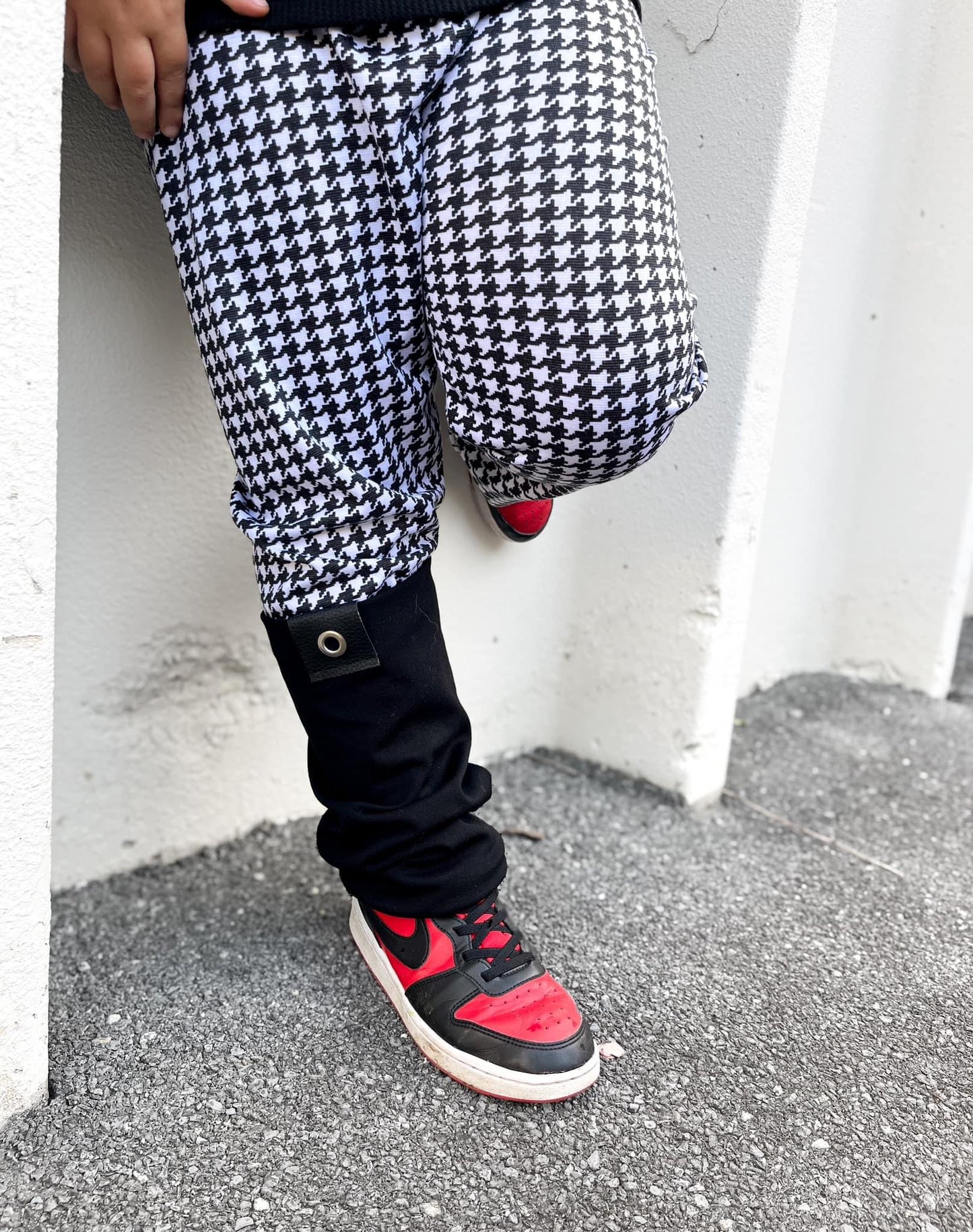 H- MR.O HOUNDSTOOTH PANTS