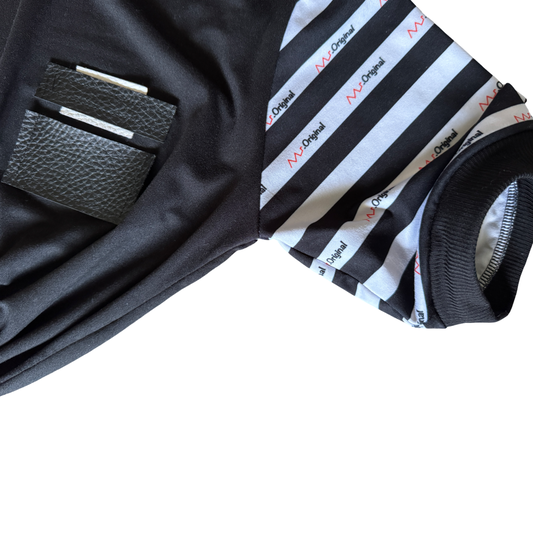 U-MR.O CLASSIC LOGO STRIPE SLEEVES SHIRT