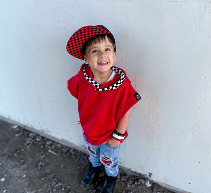 D-MR.O RED REDLINE HOODIE