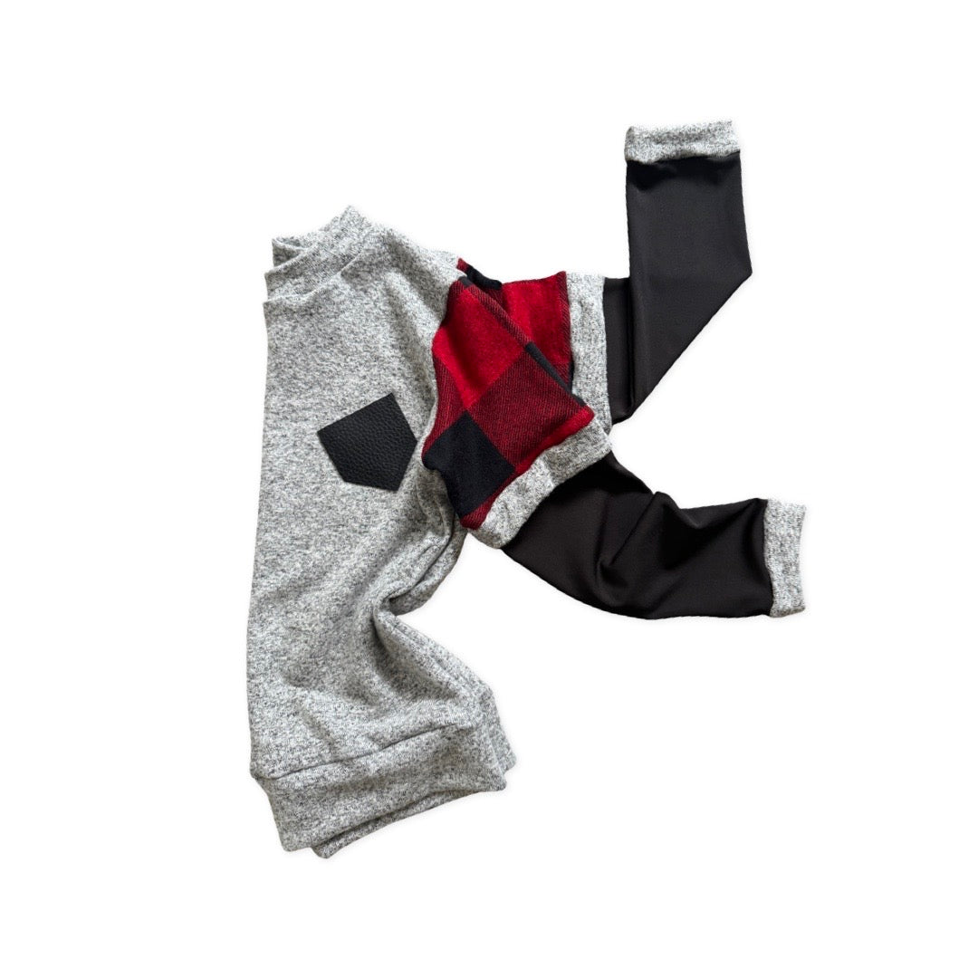 C-MR.O RED PLAID LONG SLEEVES SHIRT