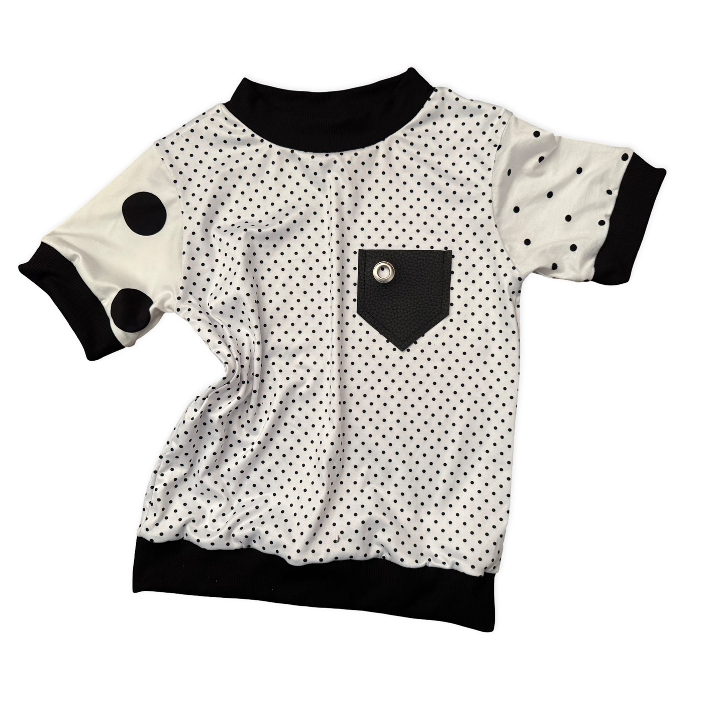 S-MR.O POLKA PRINT SHIRT