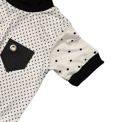 S-MR.O POLKA PRINT SHIRT