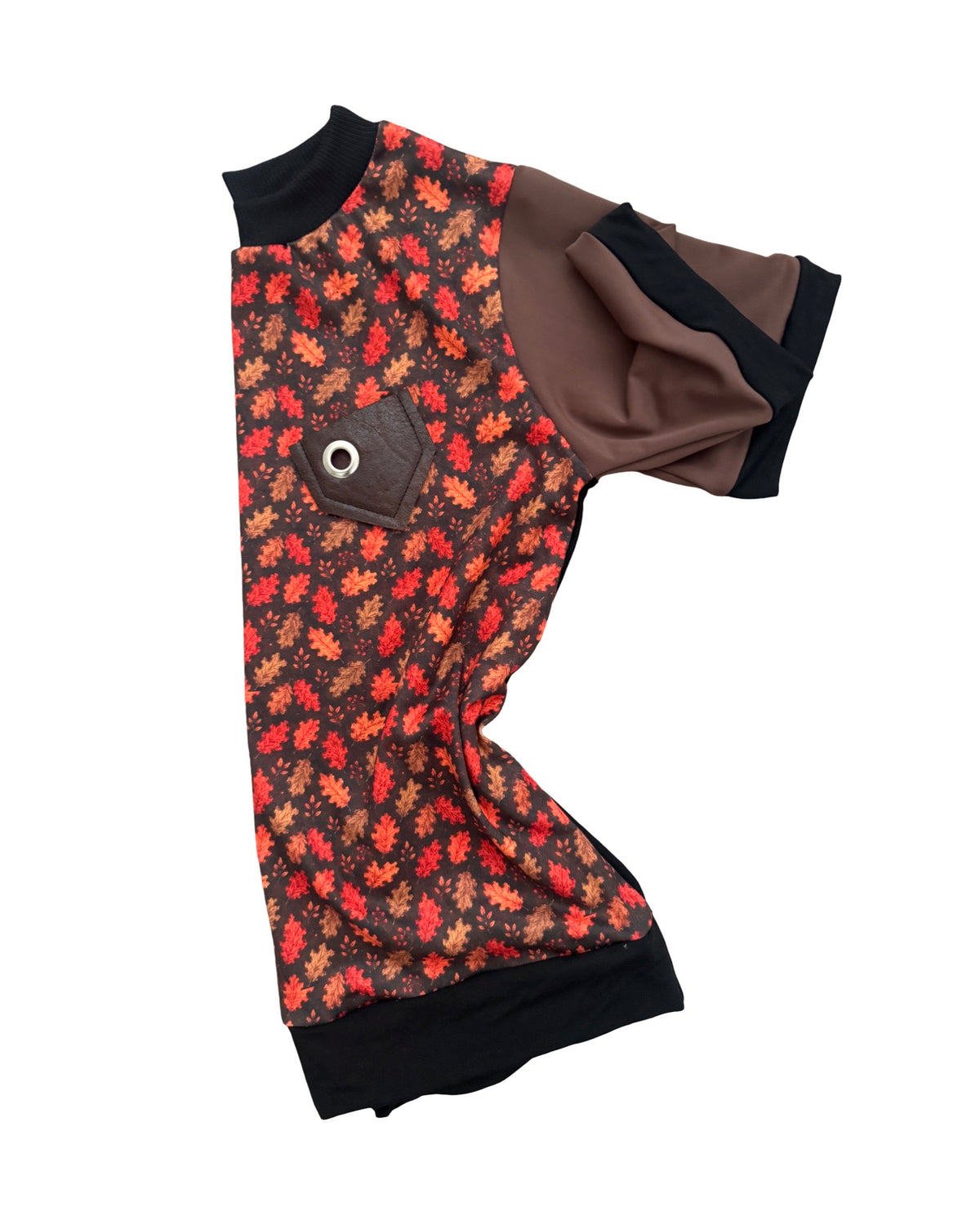 B-MR. O Autumn Noir Leaf Shirt