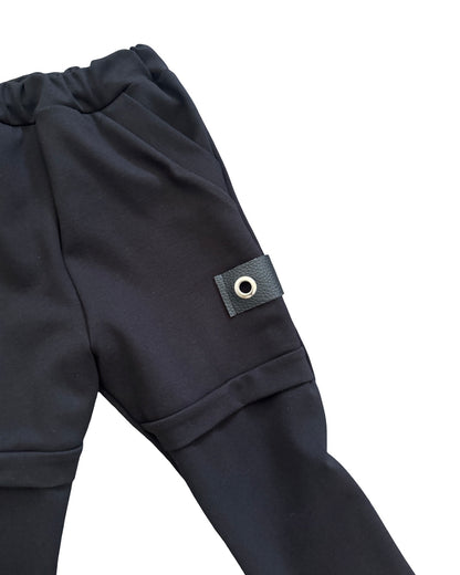 B-MR.O CLASSIC BLACK JOGGER PANTS