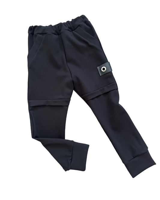B-MR.O CLASSIC BLACK JOGGER PANTS