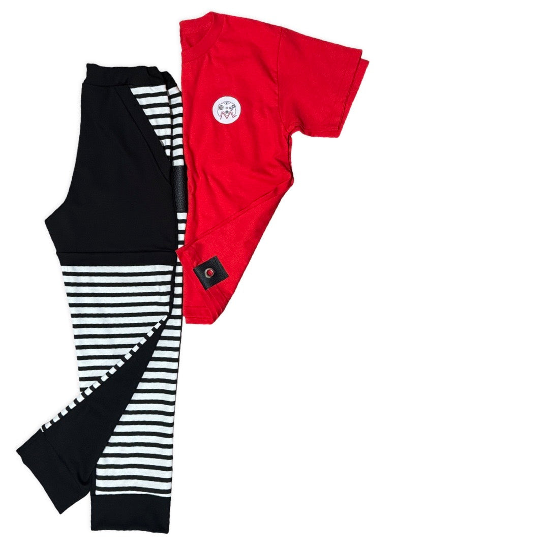 F-MR.O RACER STRIPE JOGGER PANTS