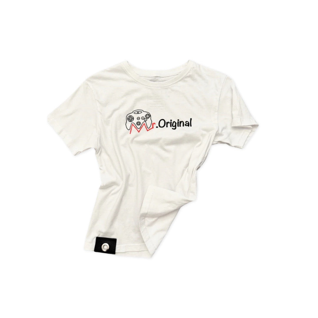 W-WHITE MR.O LOGO TEE