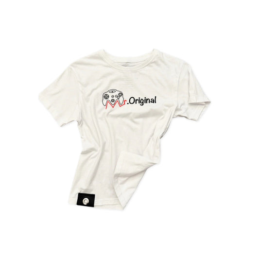 W-WHITE MR.O LOGO TEE