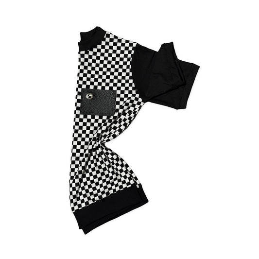 R-MR.O CHECKERS PRINT SHIRT