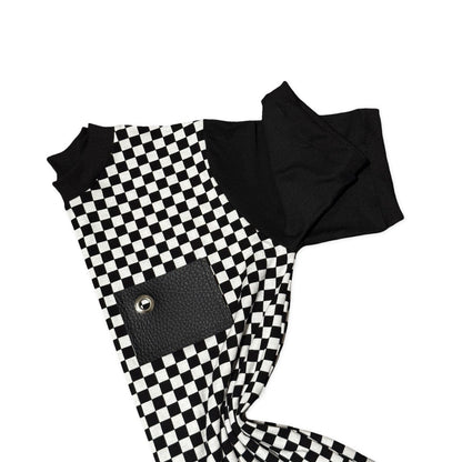 R-MR.O CHECKERS PRINT SHIRT