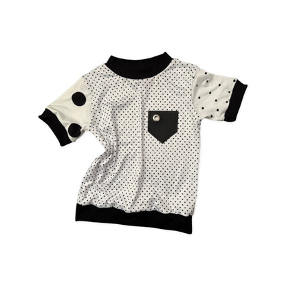 S-MR.O POLKA PRINT SHIRT