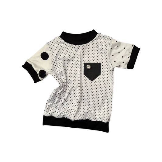 S-MR.O POLKA PRINT SHIRT