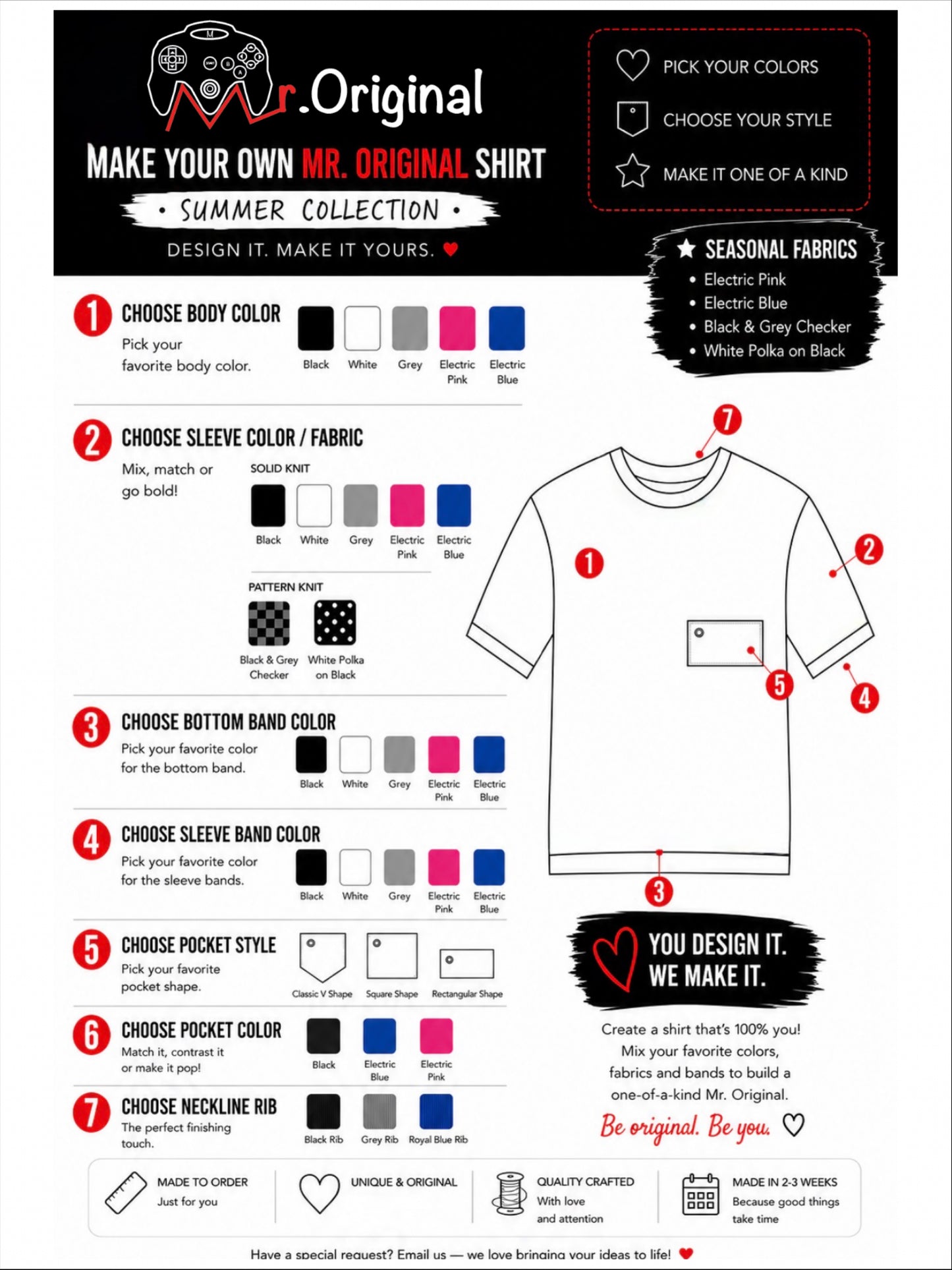 00A-MR.O MAKE YOUR OWN SHIRT
