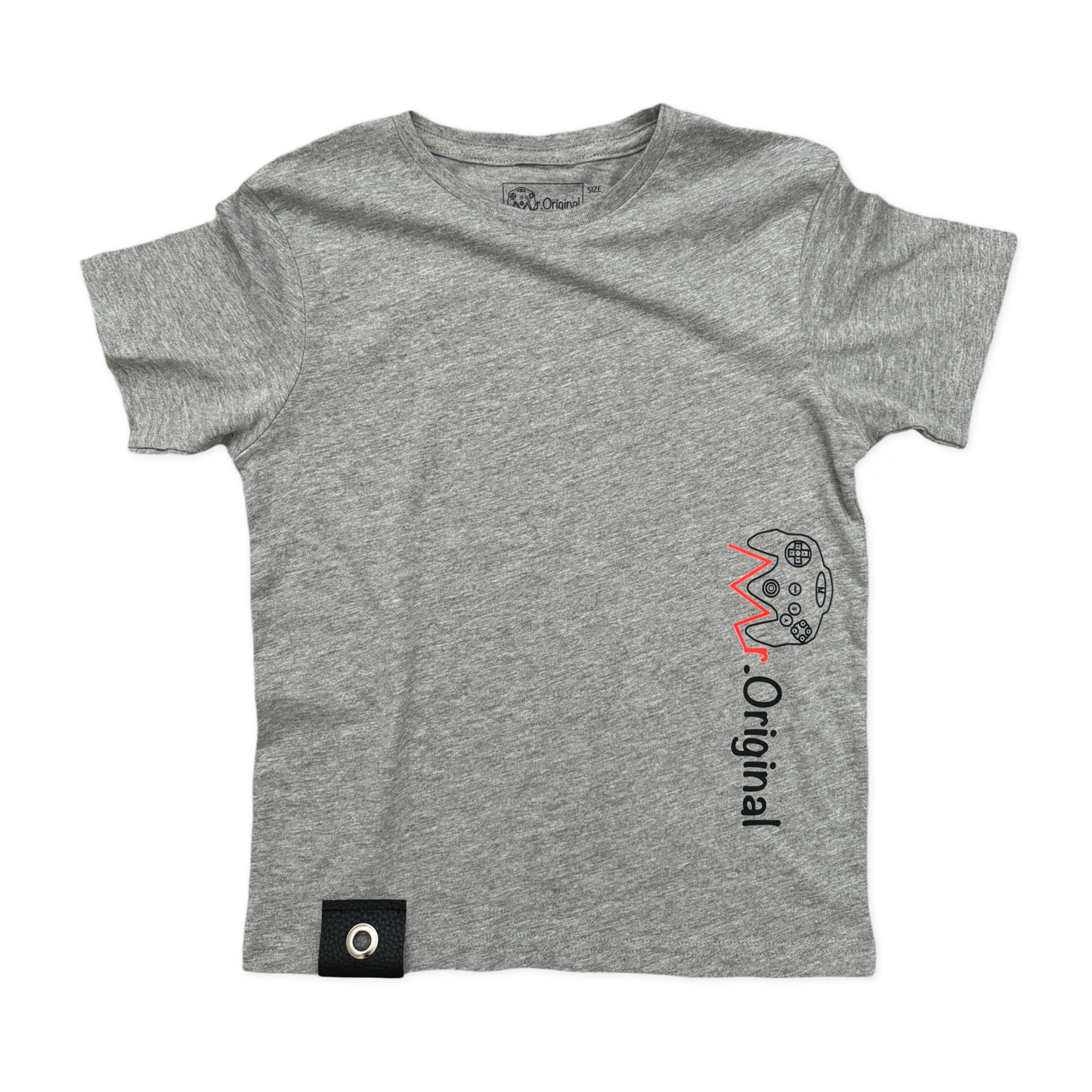 E - MR.O LOGO GREY TEE